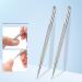 Premium Stainless Steel Cuticle Pusher & Nail Dotting Pen - Double Ended Manicure Tool for Perfect Nail Care - Buy Online on GoSupps.com