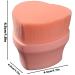 Liquid Foundation Applicator Brush Cosmetic Sunscreen Applicator | Heart-Shaped Powder Makeup Tools Travel Size Cosmetic Applicator for Kids And Adult Pink - Buy Online on GoSupps.com