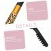 MUSISALY 2pcs Double Head Eyebrow Pencil Brow Gel Brow Brush Pencil for Eye Brown Teezers Puff) Uk Wooden 1 count (Pack of 1) Black - Buy Online on GoSupps.com