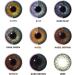 ChromaView Tri-Tone Fusion Green Colored Contact Lenses - Non-Prescription | 30 Days Shipping Worldwide - Buy Online on GoSupps.com