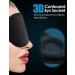 3D Light Blocking Sleep Mask for Men and Women - Soft & Comfortable Eye Mask for Travel, Sleeping, Yoga - Buy Online on GoSupps.com