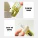 Gohemsun Multifunctional Cleaning Brush Cup Lid Cleaning Brush Set | Tiny Bottle Cup Lid Brush Cleaning Brush | Multifunctional Grout Cleaning Brush for Grout Home Nursing Bottle Sunset Red - Buy Online on GoSupps.com