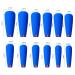 Prosy Artificial Fingernails - Long Blue Coffin Ballerina Acrylic Nails Glossy & Matte Finish Complete Coverage for Women & Girls - 24 Pieces - Buy Online on GoSupps.com