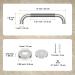 Brushed Nickel Shower Grab Bar w/Anti-Slip Knurled Grip 12 Inch Munzong Stainless Steel Bathroom Grab Bars Safety Bar Balanced Handrail Handicap Injury Elderly Senior Assist Support Shower Handle 12IN Brushed Nickel - Buy Online on GoSupps.com
