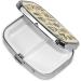Flower Herbs Pill Box - Portable 2 Compartment Organizer for Vitamins & Medicine | Travel-Friendly Pill Case for Purse & Pocket - Buy Online on GoSupps.com