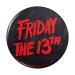 Friday the 13th Logo Compact Pocket Purse Hand Cosmetic Makeup Mirror
