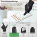 Buy Oopor Kids Winter Gloves - Warm Thermo Fleece Cycling & Running Gloves for Girls (Ages 4-12) - Anti-Slip Windproof Touch Screen - Black - Buy Online on GoSupps.com
