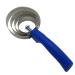 SecureFix Direct Spiral Curry Comb Horse (Brush Pets Equestrain Metal Grooming Shredding Blue)