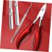 MERRYHAPY 1pc Nail Clippers Thick Nail Scissors Nail Salon Tools Dead Skin Scissors Nail Art Kit Podiatrist Fingernail Kit Manicure Pedicure Kit Angled Nail Clipper Pedicure Tool Red Rubber - Buy Online on GoSupps.com