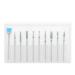 YuxianLB Nail Drill Bits Set - 10 Professional Ceramic Tungsten Alloy Attachments for Gel Nails & Manicure Care - Buy Online on GoSupps.com