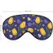 Colorful Tulip Pattern Sleep Mask - Adjustable Light-Blocking Eye Cover for Men Women & Kids - Buy Online on GoSupps.com