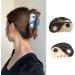 Acetate Hair Claw French Design Slip Hair Clip Semicircle Hair Barrettes Retro Ponytail Decor Fashion Hair Props Acetate 1# - Buy Online on GoSupps.com