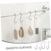 Alipis 2pcs Hook up Wreath Hanger Towel Rack Coat Hangers Clothes Hanging Hook Glass Door Coat Hook - Buy Online on GoSupps.com
