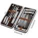 Manicure Set Nail Clippers Pedicure Set Portable Travel Household Nail Clippers Stainless Steel Nail Cutter Tools Set (Color : Brown) - Buy Online on GoSupps.com