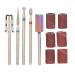 5pcs Nail Art Grinding Head Set | Dead Skin Removal & Smoothing Drill for Perfect Manicure | Nail Care Tools for Clean Healthy Nails - Buy Online on GoSupps.com