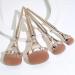 Tyatocepy 9 Golden Oval Makeup Brush Beginner Brush Traceless Makeup Brush Set Eyeshadow Brush Set - Buy Online on GoSupps.com