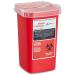 AdirMed Sharp Needle Disposal Container - 1 Quart - Ideal for Home, Clinic, Office, Barber Use - Buy Online on GoSupps.com