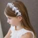 Campsis Girls Rhinestone Flower Headband - White Communion/Bridal Hair Accessory - Buy Online on GoSupps.com