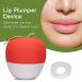 Silicone Lip Plumper Device - Reusable Lip Plumping Tool for Fuller Lips (Red) - Buy Online on GoSupps.com