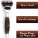Jag Shaving Jags Lee Razor Set - 3-Part with 5 Blades Synthetic SilverTip Brush Elegant Stand | Premium International Shipping - Buy Online on GoSupps.com