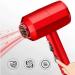 ADITAM Tourmaline Hair Dryer Salon Negative Ionic Hair Blow Dryer Dc Motor Light Weight Low Noise Hair Dryers with Diffuser & Concentrator/Red Double The Comfort - Buy Online on GoSupps.com