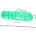 MAGICLULU 2 Pairs Slippers Quick Drying Shower Slippers Green Home Indoor Slippers Non Dorm Shoes Gym Foot Spa Soak Tub Shower Footware Massaging Travel Pvc Household Plastic Barrel 25x9.5cm 8x2pcs Greenx2pcs - Buy Online on GoSupps.com