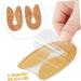 Healvian 10 Pairs Transparent Heel Pads | Reusable Silicone Cushion for Men | Heel Protector & Sports Insole - Buy Online on GoSupps.com
