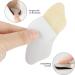 Heel Pad Insert Cushion for Men and Women - Prevents Heel Slip, Blisters, and Loose Shoes - Pale Apricot + Black - Buy Online on GoSupps.com