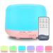 DIFFOFE 300ML Aromatherapy Essential Oil Diffuser with Remote Control Home Air Humidifier 8-Hour Quiet Scent Diffuser 4 Timer Settings 7 LED Color Changing Light for Bedroom Small Rooms (Pink)