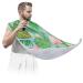 Beard Bib Apron Beard Bib Hair Catcher for Men Shaving and Trimming Non-Stick Waterproof Beard Cape Grooming Cloth Flamingo Flowers Leaf