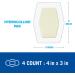 Nexcare Advanced Healing Hydrocolloid Pad AHD-04-CA Waterproof 3 in x 4 in (76 mm x 101 mm) 4/Pack - Buy Online on GoSupps.com