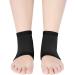 Toeless Gel Heel Sock Heel Protective Socks Muscle Fatigue Prevent Getting Hot for Foot Fatigue Keep Dry (Black) - Buy Online on GoSupps.com