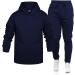 Hanxiulin Men's Jogging Suit - Casual Sportswear Long Sleeve Jacket & Sweatpants Set | Comfortable Cotton Athletic Wear - Buy Online on GoSupps.com