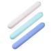 Yoezuo 3 pieces of toothbrushes etui (19 * 3 * 2.2cm) portable travel toothbrush cover toothbrush box travel toothbrush protective cover for trips family clean storage (green+blue+gray)