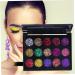 FRCOLOR 3pcs Matte Eyeshadow Palette - 15 Shades | Long-lasting Eye Shadow Makeup for Perfect Looks | International Shipping Available - Buy Online on GoSupps.com
