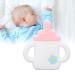 Buy Pink Cartoon Bottle Shape Baby Teether - Soft Flexible Silicone Chew Toy for Teething Relief - Buy Online on GoSupps.com