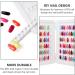 Minkissy 1pc Nail Color Book Nail Color Display Chart Nail Practice Tool Uv Gel Nail Polish Nail Polish Sample Cards Color Card Book Chart Nail Display Book Tools Manicure Set Abs - Buy Online on GoSupps.com