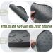 Avydiif Dog & Cat Bowl Pads 2 Pack Waterproof Silicone Feed Mats 28cm Slipproof & Dishwasher Safe Gray - Buy Online on GoSupps.com