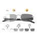 Devirld Photochrome bifocal reading glasses UV400 spring hinge outdoor reader gaming glasses computer glasses blue light filter glasses and men near and wide purpose black 2.0 x