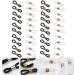 Stahad 80 Pairs Anti-Slip Buckles for Glasses Chains - Adjustable Silicone Straps for Sunglasses Clips & Belts - Color Sorted | 2x0.5cm (2pcs) - Buy Online on GoSupps.com