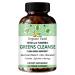 Organic Veda Neem & Turmeric Green Cleanse Supplement with Moringa Spirulina Chlorella - Support Liver Health Enhances Skin Glow - 60 Capsules