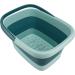 Udefineit Large Collapsible Foot Bath Soak Tub | 15L/4 Gallons Portable Feet Spa Basin with Massage Acupoint | Pedicure Foot Soak Bucket for Home Spa Treatment - Buy Online on GoSupps.com