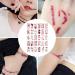 Tattoo Stickers Halloween Temporary Tattoos Blood Wound Bleeding Scar for Halloween Makeup Zombie Makeup Party Cosplay Costume Face Decals Prank Zombies Party Supplies - Buy Online on GoSupps.com