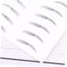 FOMIYES 6 Sheets Pairs Waterproof Stickers Realistic Waterproof Imitation Eyebrows Transfer Stickers Tool 3d - Buy Online on GoSupps.com