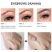 12 PCS Dark Brown Eyebrow Pencil Eyeliner Set - Waterproof, Long Lasting, Smudge Proof Cosmetics - Buy Online on GoSupps.com