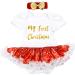 FYMNSI Baby Girls My First Christmas Outfit 4pcs Set | Newborn Infant Xmas Party Clothes | Princess Tutu Romper Dress | 0-3 Months White - Buy Online on GoSupps.com