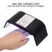 12 LED Nail Polish Dryer - Black Gel Curing Light for Home & Salon Nail Art - Buy Online on GoSupps.com