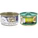 Fancy Feast Grilled Turkey in Gravy + Fancy Feast Medleys White Meat Chicken Primavera Wet Cat Food (48 Cans) Cat Food+ Cat Food White Meat Chicken