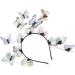 Lurrose Butterfly Headband Butterfly Fascinator Hat Halloween Costume Bohemian Headpiece for Women (Color 3) As Shown - Buy Online on GoSupps.com
