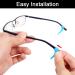 6 Pairs Comfortable Silicone Anti-Slip Holder For Glasses Accessories Ear Hook Eyeglass Temple Tip Sports - Buy Online on GoSupps.com